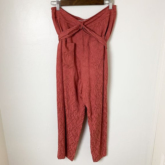 Anthropologie Ett:twa Aubade Tie-Waist Pants in Rose 10 - Picture 6 of 7